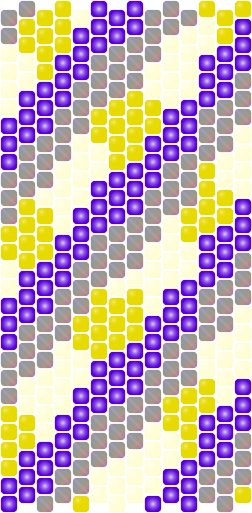 Penrose Tessellation — Peyote bead pattern
