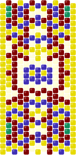 Persian Carpet — Peyote bead pattern