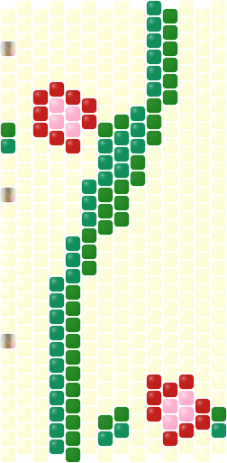 Rose Trellis — Peyote bead pattern