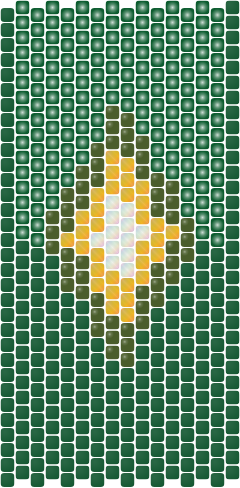 Meadow Compass — Peyote bead pattern