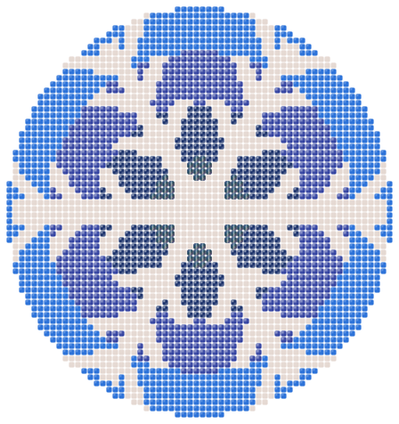 Nordic Star — Loom bead pattern