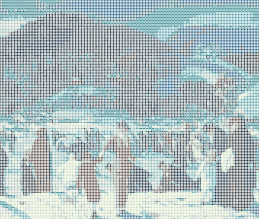 Love of Winter — Loom bead pattern