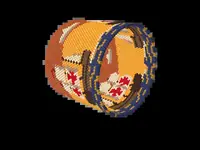 Portuguese Caravels bead bracelet pattern, colour version 2