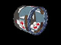 Portuguese Caravels bead bracelet pattern, colour version 3