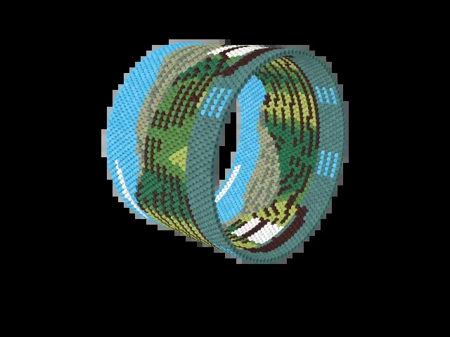 Douro Valley bead bracelet pattern preview