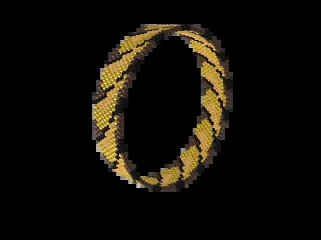 Manueline Rope bead bracelet pattern preview