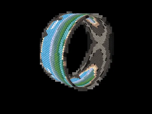 Cueva Ventana bead bracelet pattern preview