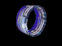 El Morro bead bracelet pattern, colour version 3