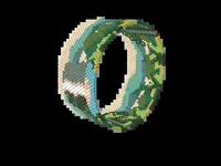 El Yunque bead bracelet pattern, colour version 2
