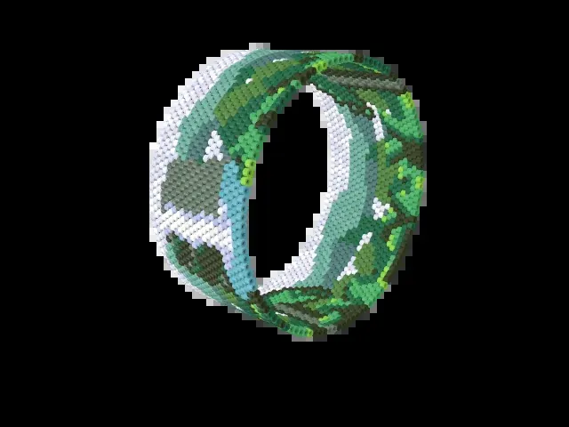 El Yunque bead bracelet pattern preview