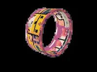 Old San Juan bead bracelet pattern, colour version 2