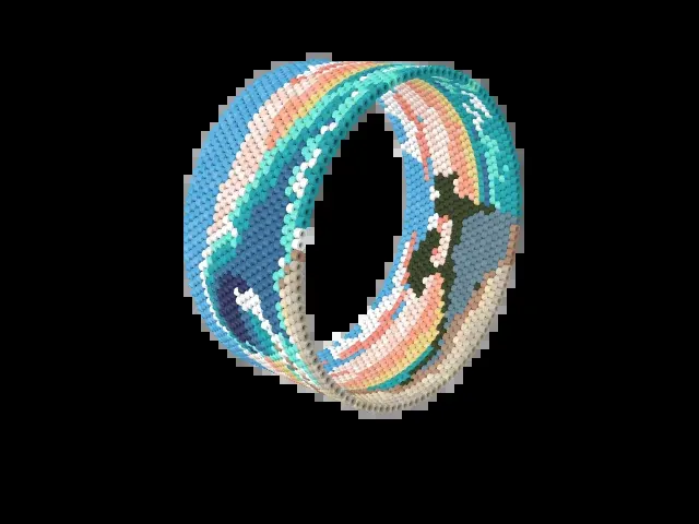 Rincón Surf Break bead bracelet pattern preview