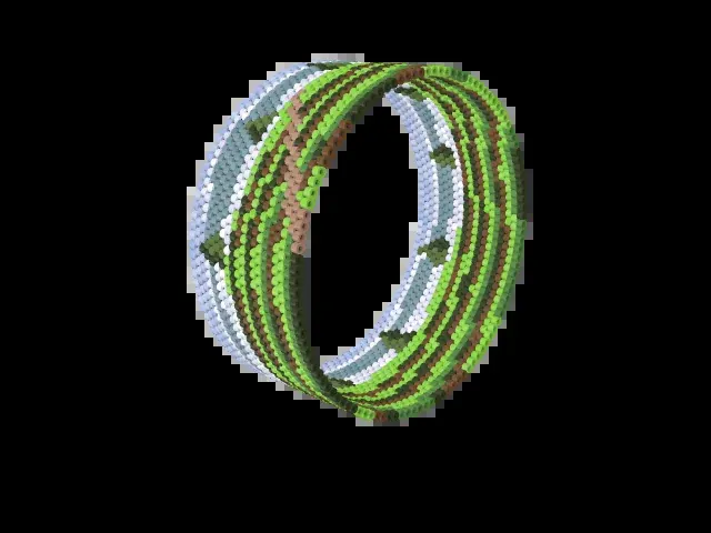 Boseong Tea Fields bead bracelet pattern preview