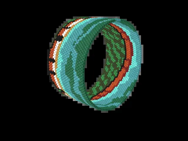 Costa Brava Cove bead bracelet pattern preview
