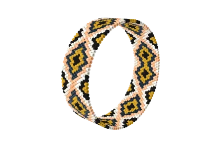 Gatsby Deco — Peyote bead pattern, 3D render