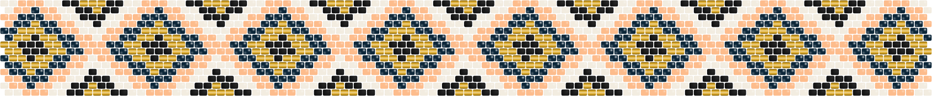 Gatsby Deco — Peyote bead pattern