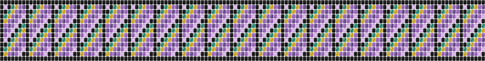 Kaleidoscope Bands — Loom bead pattern