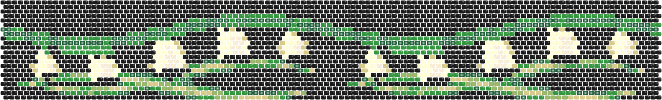 Lily of the Valley — Peyote bead pattern