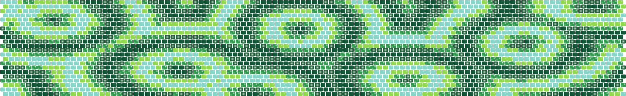 Cellular — Peyote bead pattern
