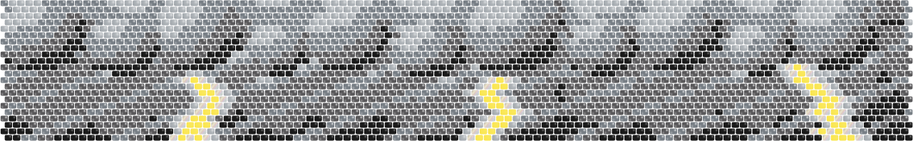 Storm Front — Peyote bead pattern