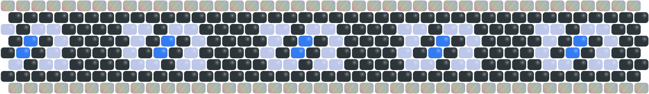 Halo — Peyote bead pattern