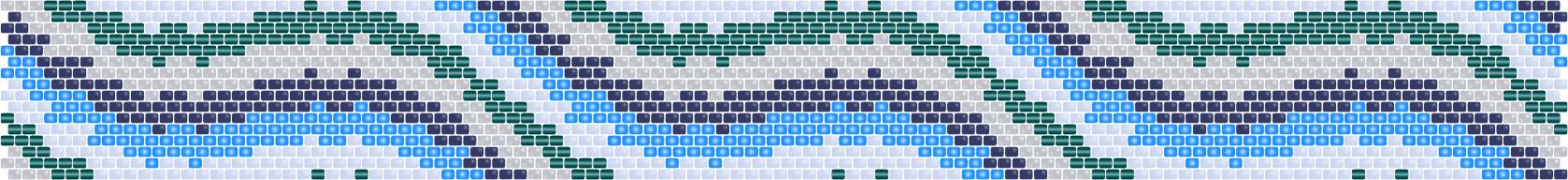 Op Waves — Deep Current — Peyote bead pattern