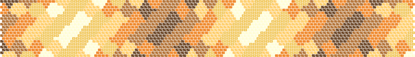 Autumn Forest Weave — Peyote bead pattern