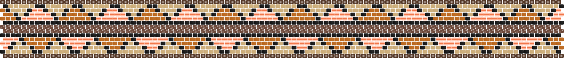 Autumn Leaves — Peyote bead pattern