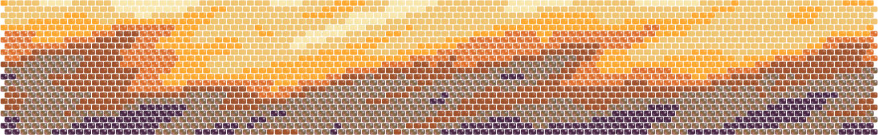 Canyon Light — Peyote bead pattern