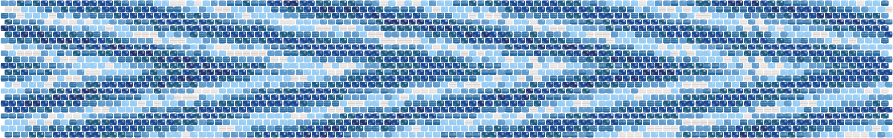 Ikat Ripple — Peyote bead pattern