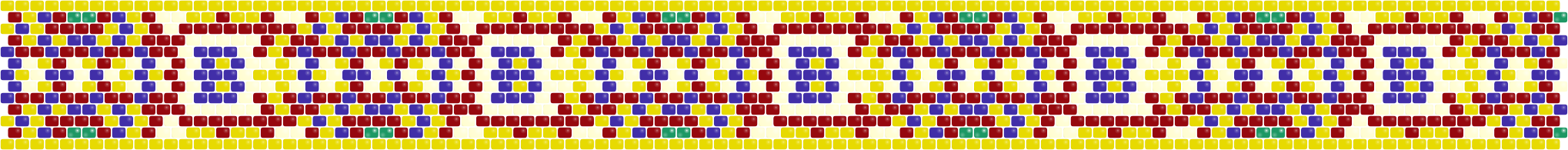 Persian Carpet — Peyote bead pattern