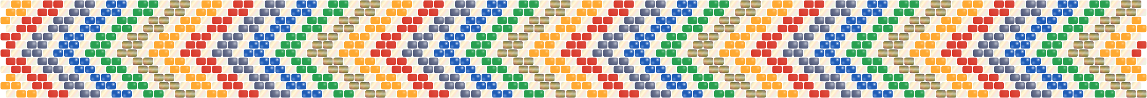 Chevron Parade — Peyote bead pattern