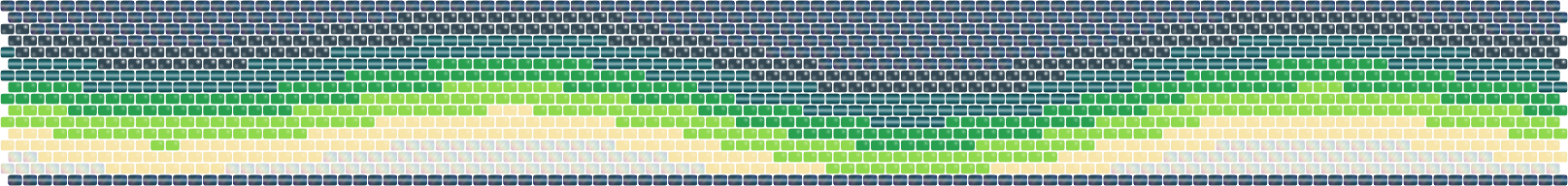 Aurora Ladder — Peyote bead pattern