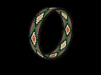 Rölakan Weave bead bracelet pattern, colour version 3