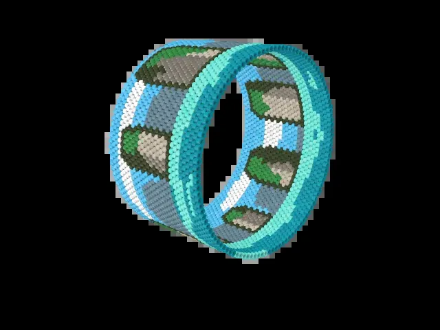 Phi Phi Islands bead bracelet pattern preview