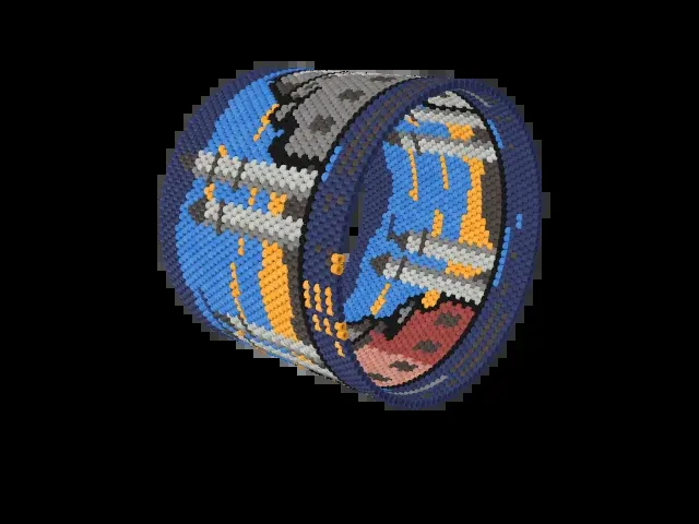 Istanbul Skyline bead bracelet pattern preview