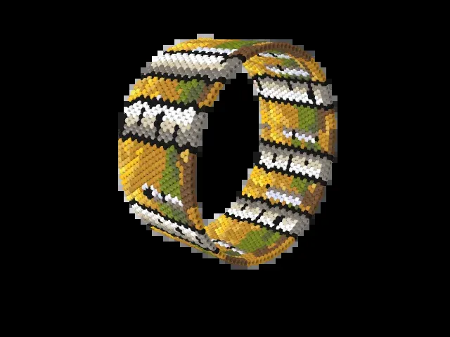 Aspen Grove in Autumn bead bracelet pattern preview