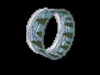 Smoky Mountains bead bracelet pattern, colour version 3